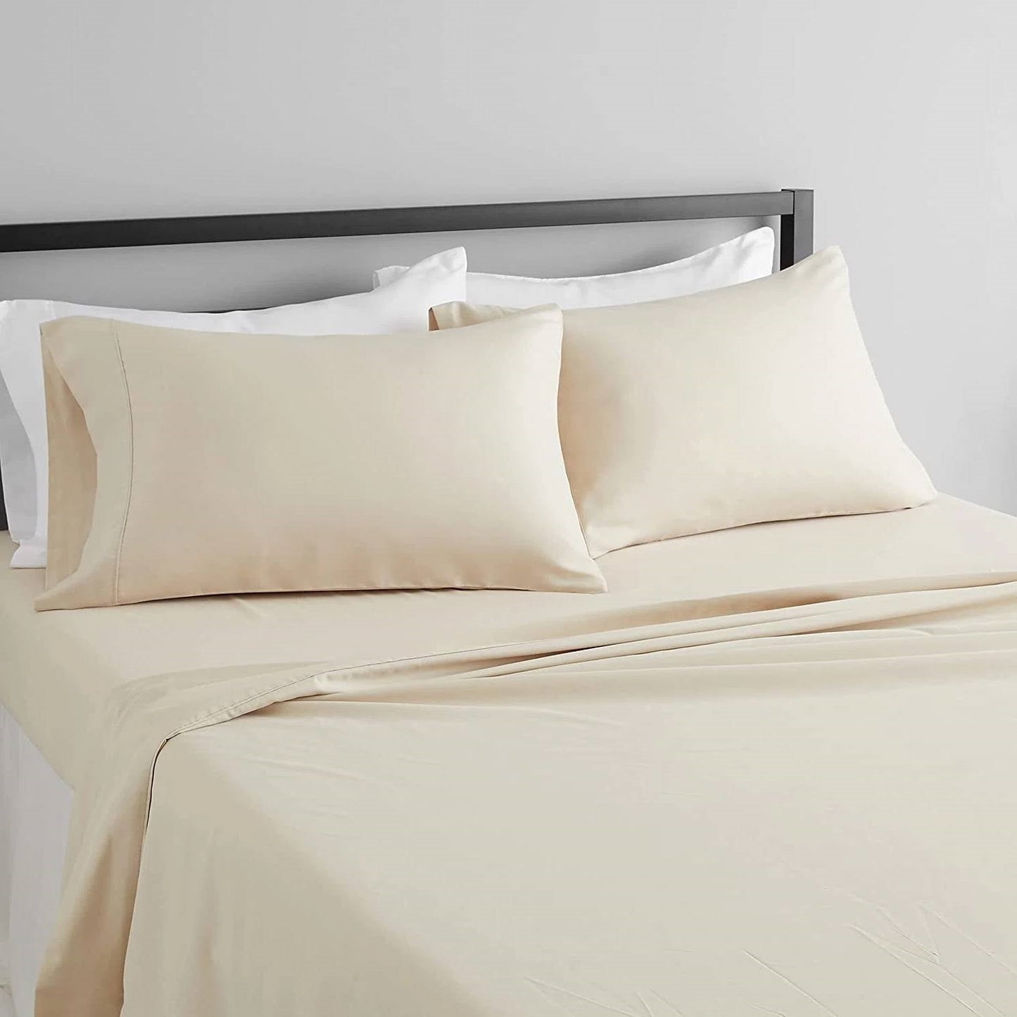 Queen Ivory 100-Percent Egyptian Cotton 1000 Thread Count 4-Piece Sheet Set — Chic Home-Decor
