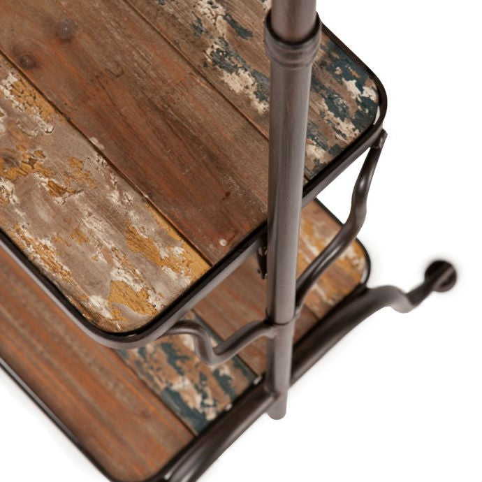 Rustic Entryway Hanger Bench Storage Hall Tree