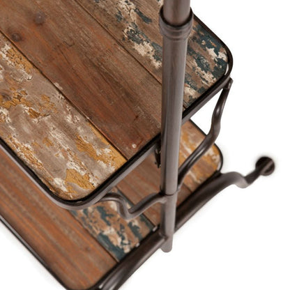 Rustic Entryway Hanger Bench Storage Hall Tree