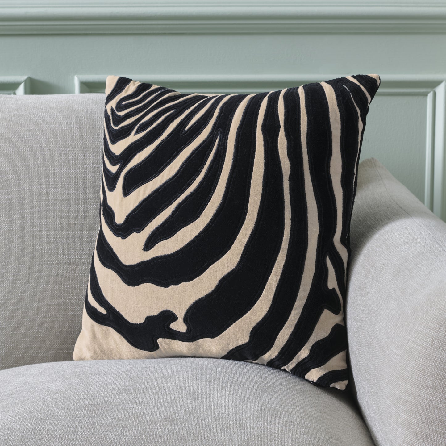 Wily Accent Pillow Set of 2, Dual Sided Moss Green Velvet, 16 Inch
