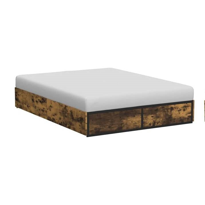 Queen Metal Wood Platform Bed Frame with 4 Storage Drawers - 800 lbs Max Weight — Chic Home-Decor