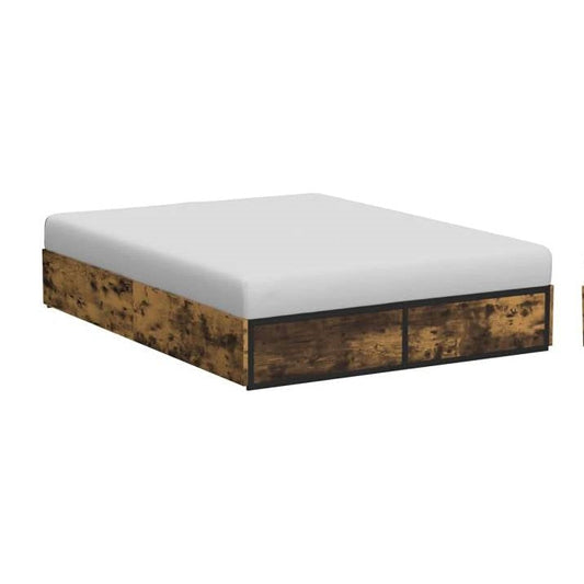 Queen Metal Wood Platform Bed Frame with 4 Storage Drawers - 800 lbs Max Weight — Chic Home-Decor
