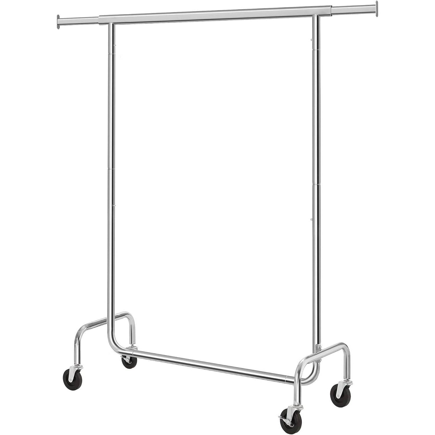Heavy Duty Metal Tube Clothes Garment Rack on Wheels with 286 lb. Capacity — Chic Home-Decor