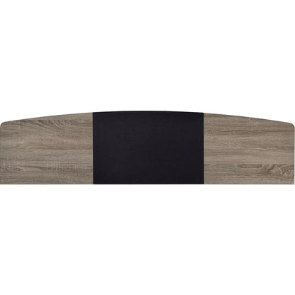 Sonoma Oak / Black Electric Fireplace TV Stand - Accommodates up to 70-inch TV