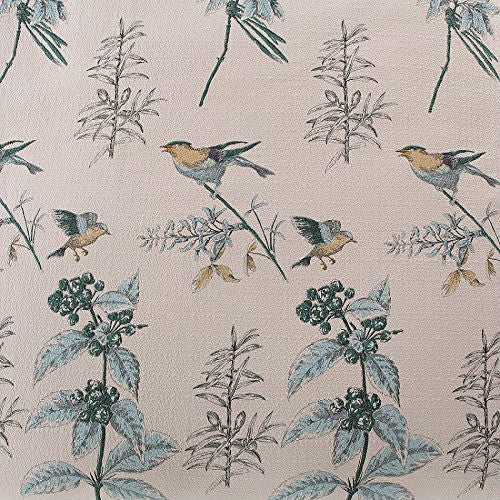 Full size 3-Piece 100-Percent Cotton Quilt Bedspread Set with Floral Birds Pattern