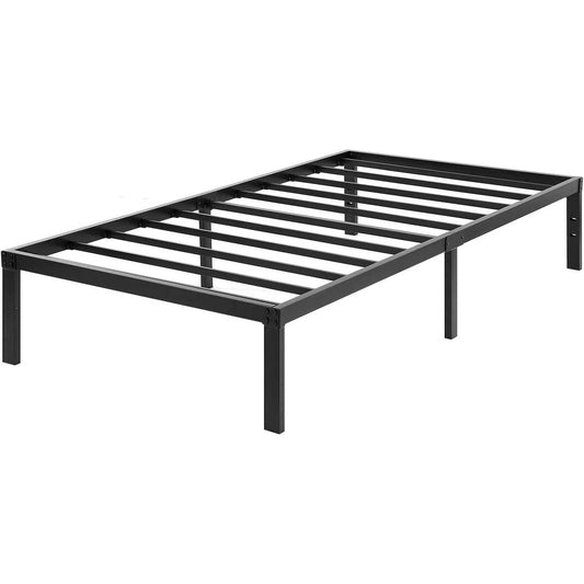 Twin size 16-inch Heavy Duty Metal Bed Frame with 3,000 lbs Weight Capacity — Chic Home-Decor