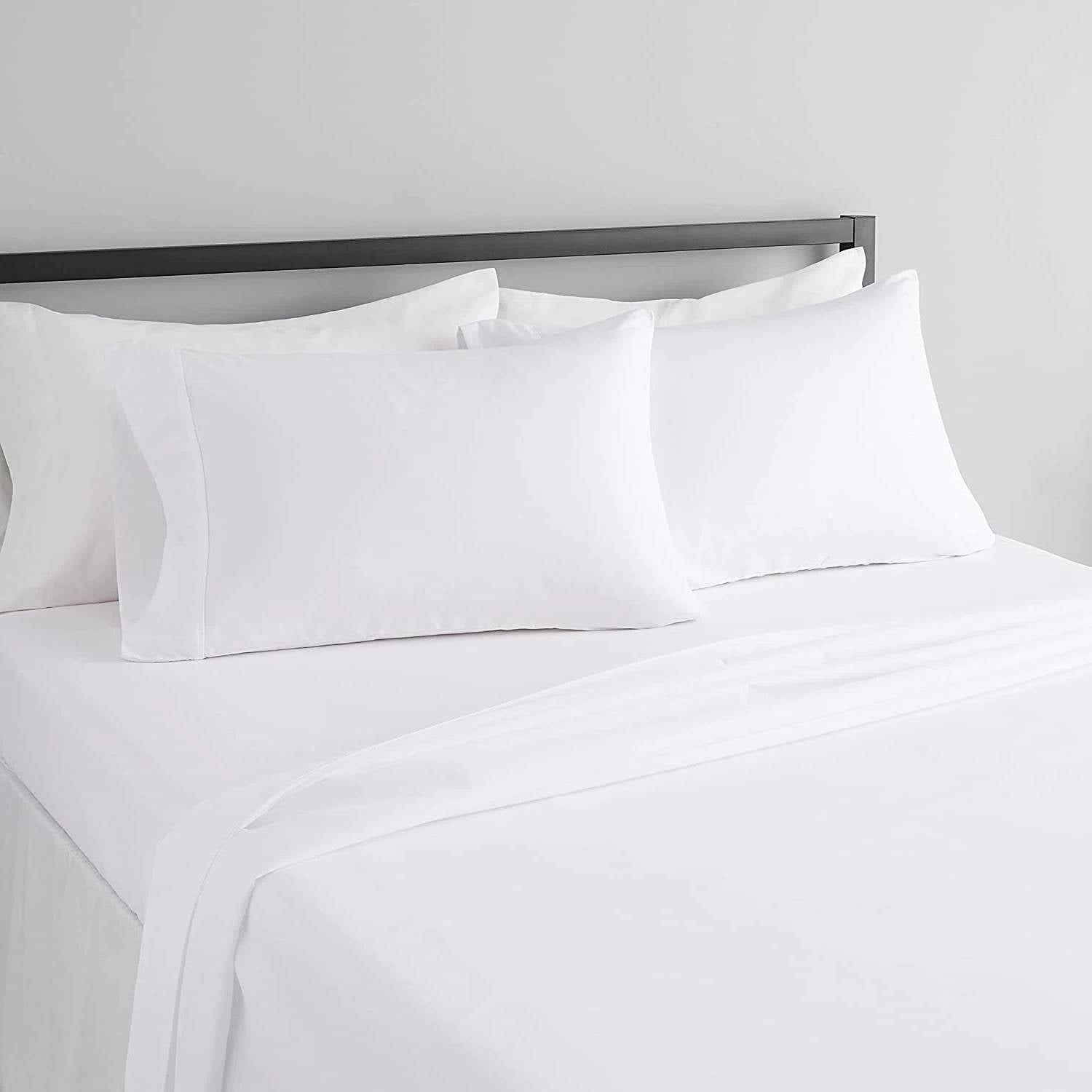 Twin 3-Piece Egyptian 100-Percent Cotton 1000 Thread Count Sheet Set - White — Chic Home-Decor