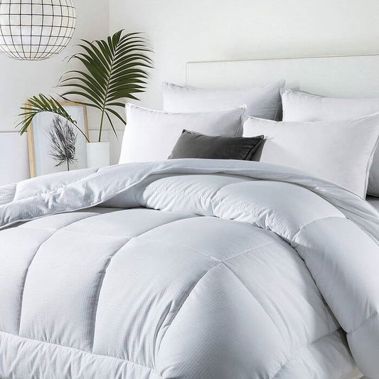 Twin Size All Seasons Soft White Polyester Down Alternative Comforter — Chic Home-Decor