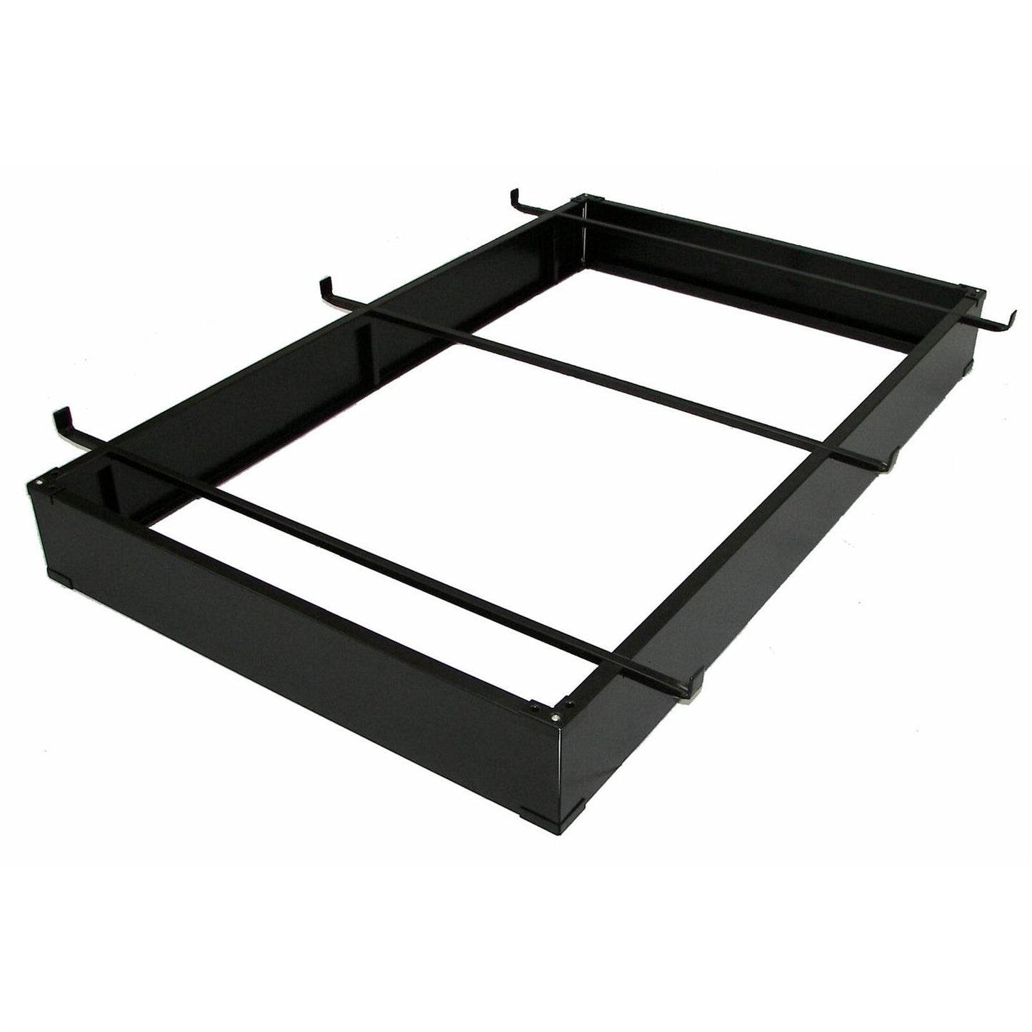 Twin / Twin XL Hotel Style Metal Bed Base Bed Frame in Espresso - 6-inch High — Chic Home-Decor