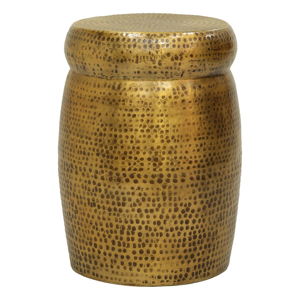 Kvira 21" Round Drum Side End Table