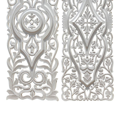 Ozy Carved Wall Art Panel Set of 2