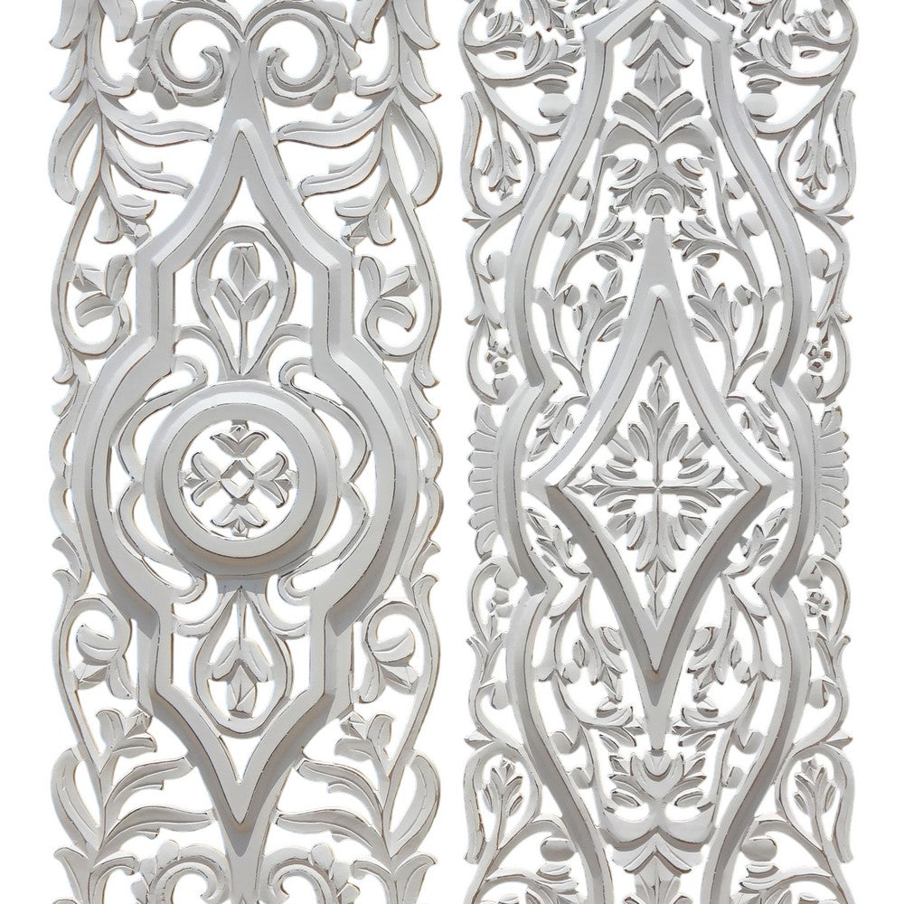 Ozy Carved Wall Art Panel Set of 2