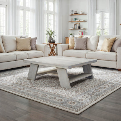 Aya 40" Square Coffee Table