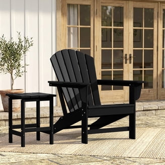 Bo Outdoor Bistro Chair Set of 2, White and Black Faux Rattan, Metal