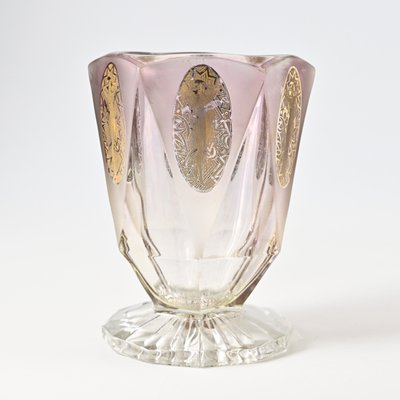 Medallion Glass Vase