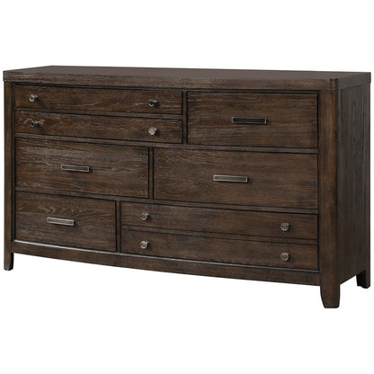 Antique Brown Dresser Cedar Lined Bottom Drawers