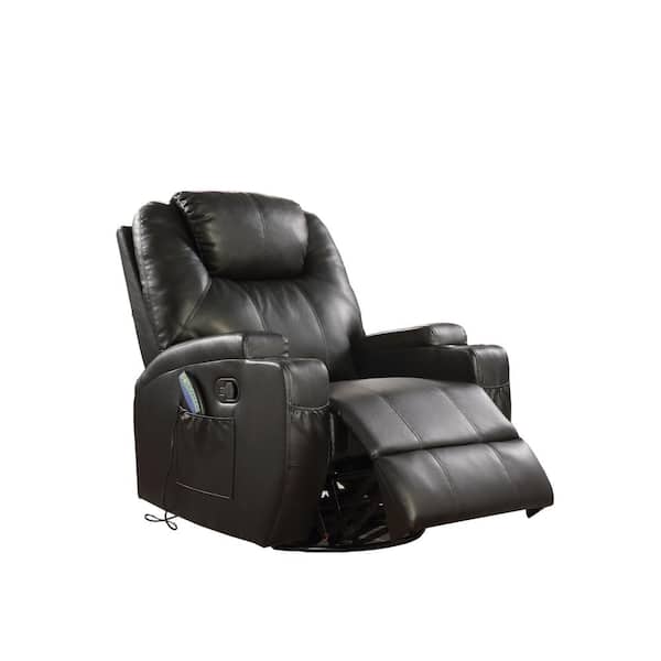 Bonded Leather Rocker/Recliner Black