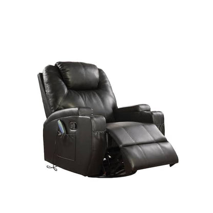 Bonded Leather Rocker/Recliner Black