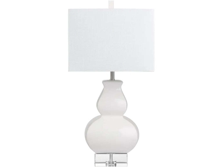 White Serafina Table Lamp
