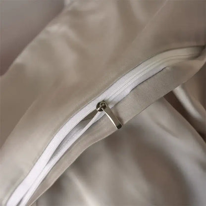 Beige Lyocell Duvet Cover