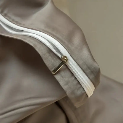Beige Lyocell Duvet Cover