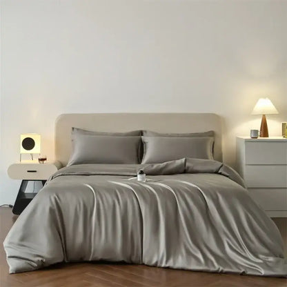 Beige Lyocell Duvet Cover