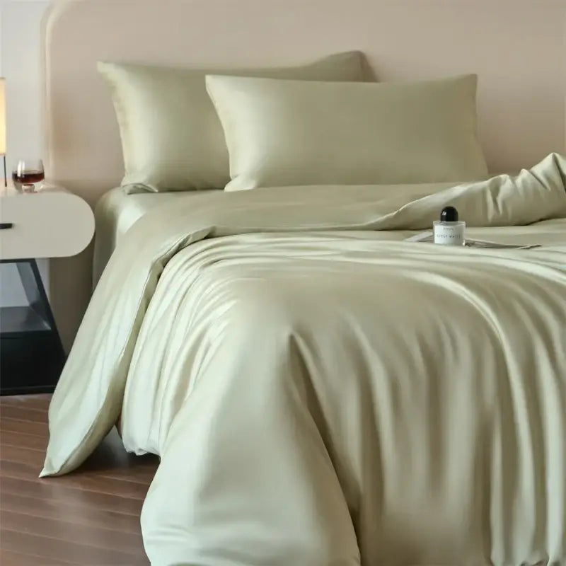 Beige Lyocell Duvet Cover