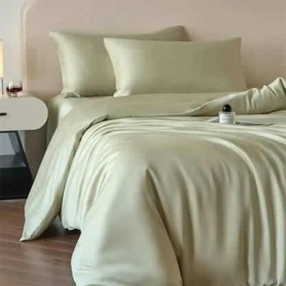 Beige Lyocell Duvet Cover