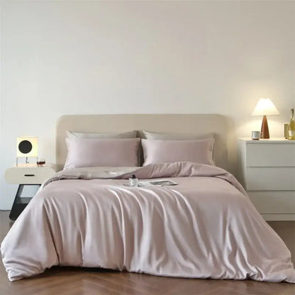 Beige Lyocell Duvet Cover