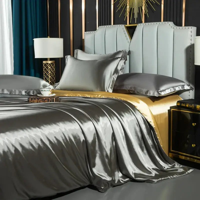 Taro Satin Duvet Set