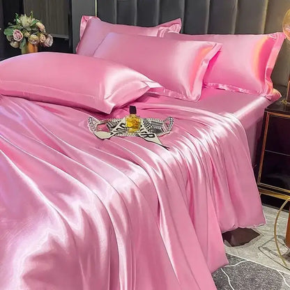 White Silk Duvet Set