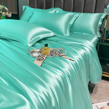 White Silk Duvet Set