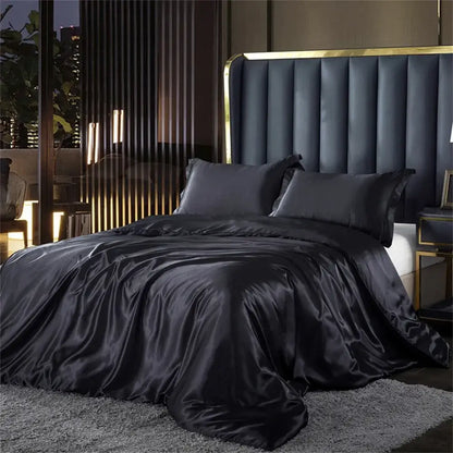 Gold Satin Duvet Set