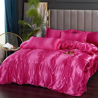 Camel Silk Duvet Set