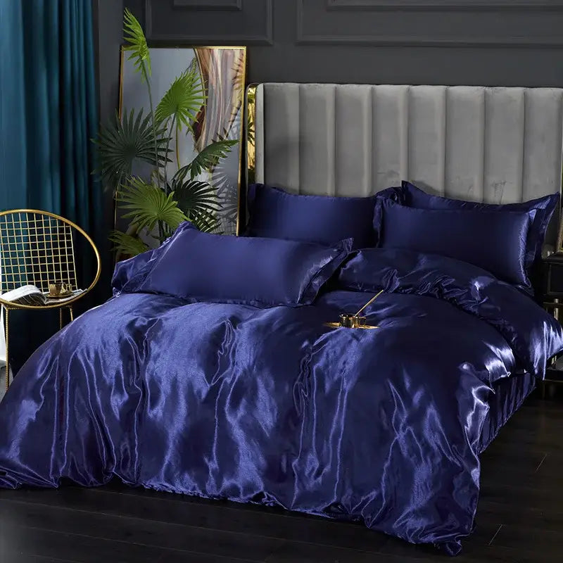 Camel Silk Duvet Set