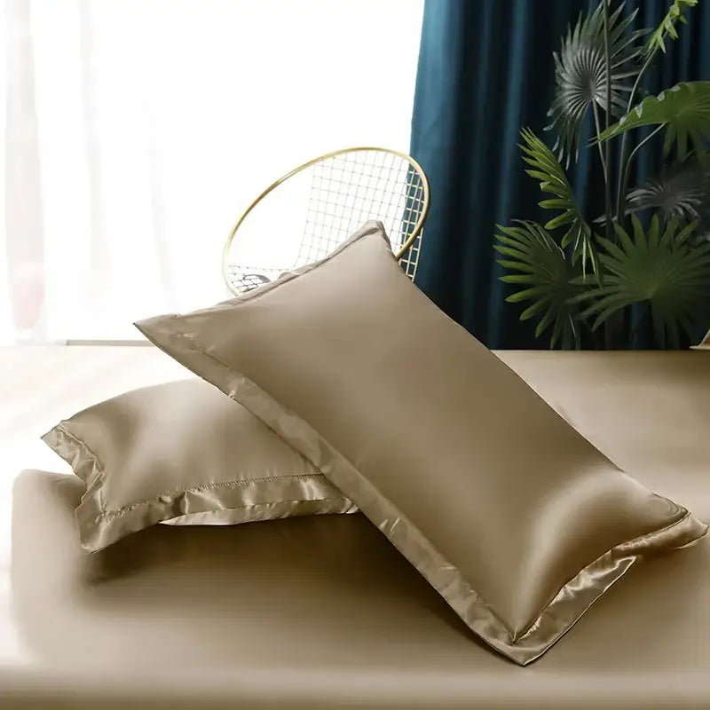 Camel Silk Duvet Set