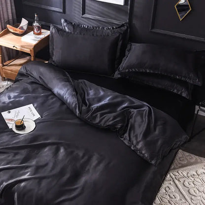 Copper Silk Duvet Set
