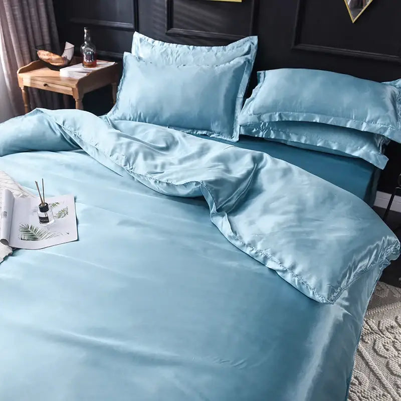 Copper Silk Duvet Set