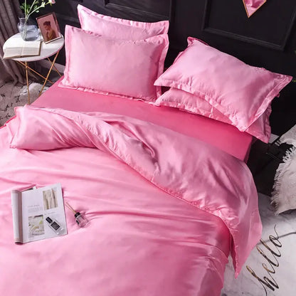 Copper Silk Duvet Set