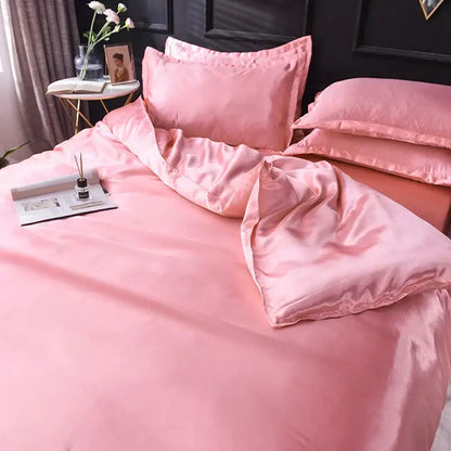 Copper Silk Duvet Set