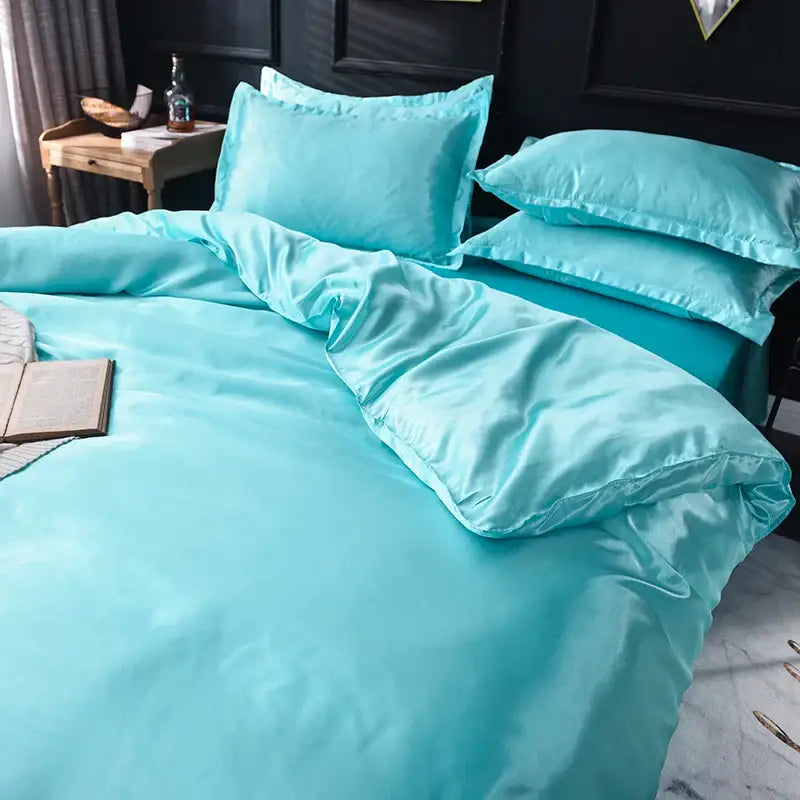 Copper Silk Duvet Set