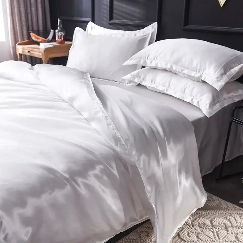 Copper Silk Duvet Set
