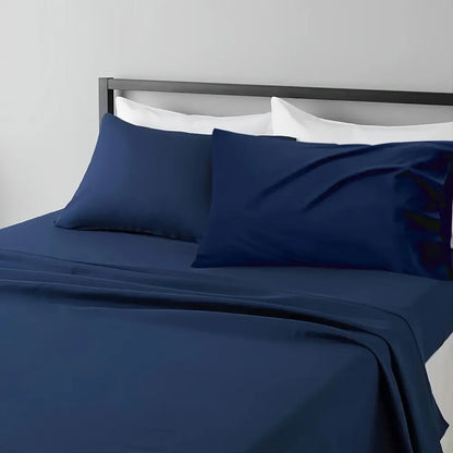 Gray Satin Bed Sheet Set