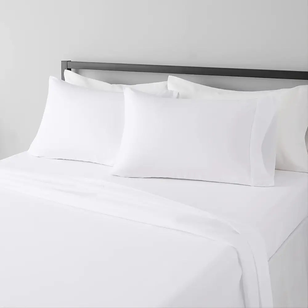 Gray Satin Bed Sheet Set