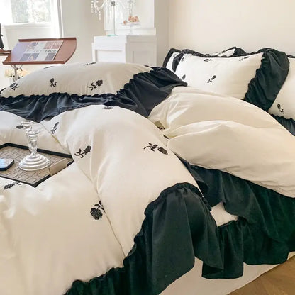 White Rose Duvet Cover