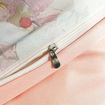 Silk Flower Duvet Set