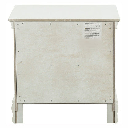 Classic Traditional Style 1pc Nightstand Wood White Finish Dovetail – photo 7 of 7
