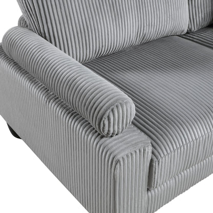 Living Room Furniture 4-Piece Modular Sectional Sofa Set Gray – photo 10 of 20