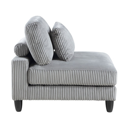 Living Room Furniture 4-Piece Modular Sectional Sofa Set Gray – photo 14 of 20