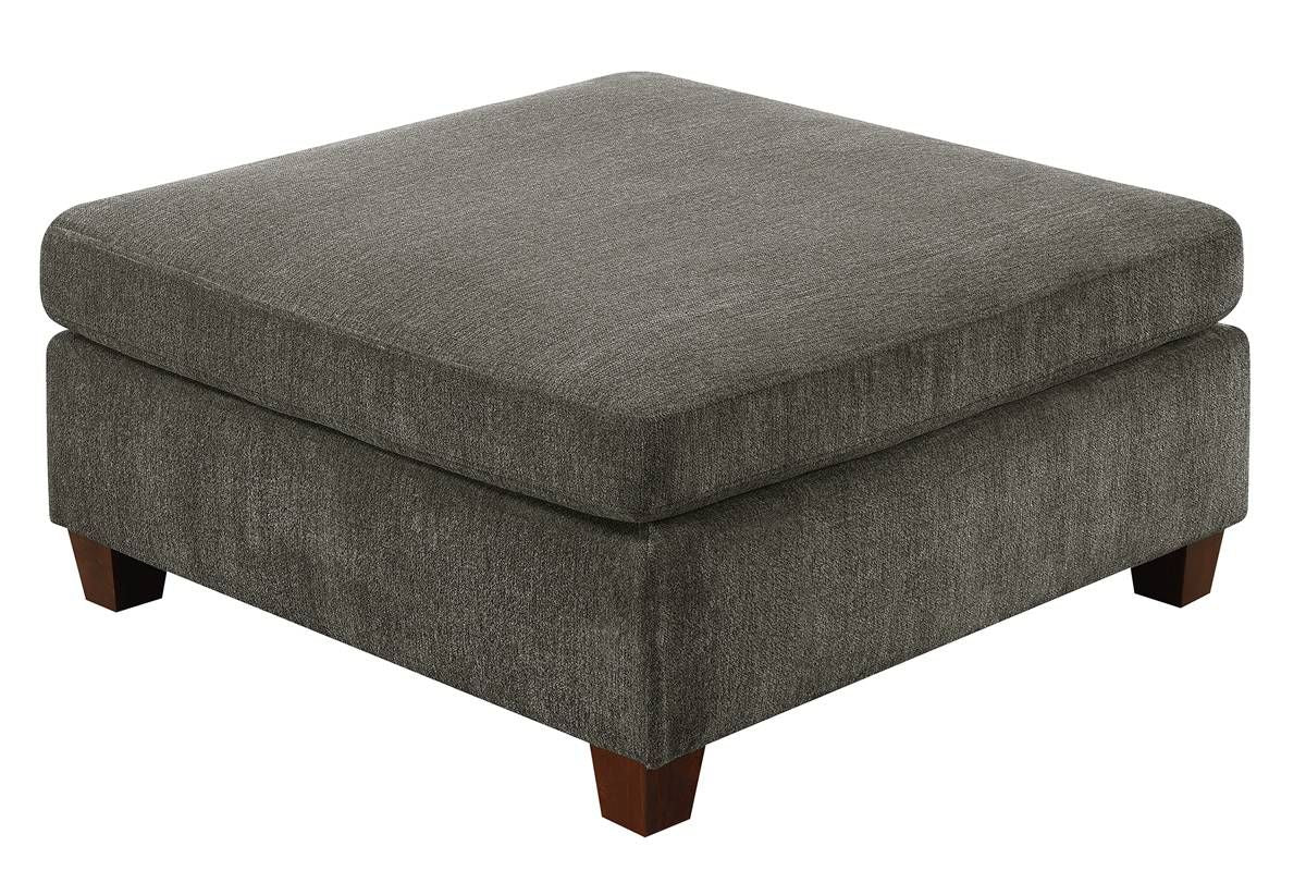 Living Room Furniture Gray Chenille Modular Sectional 7pc Set Modular – photo 9 of 18